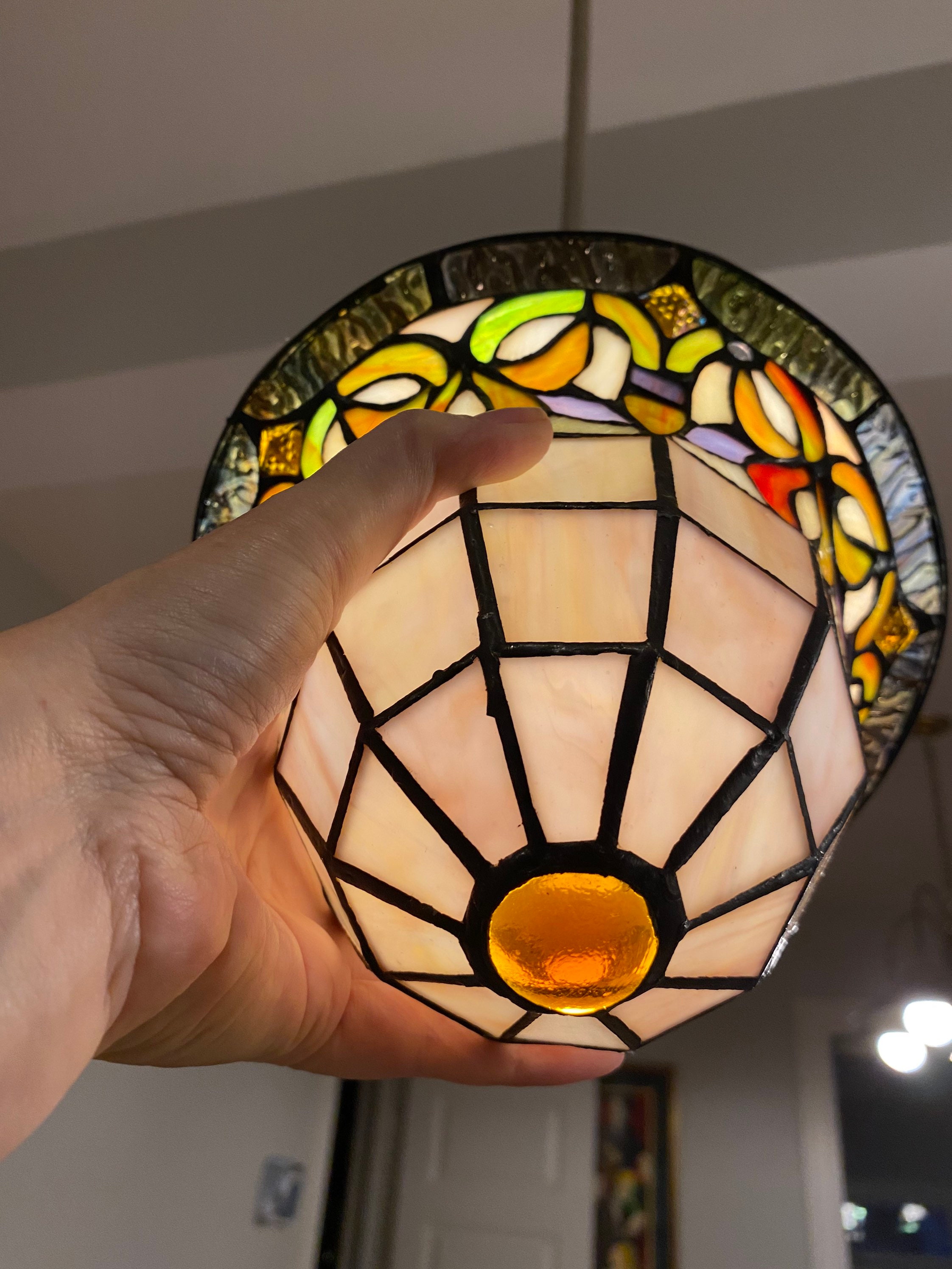 Stained glass globes 2024 for light fixtures