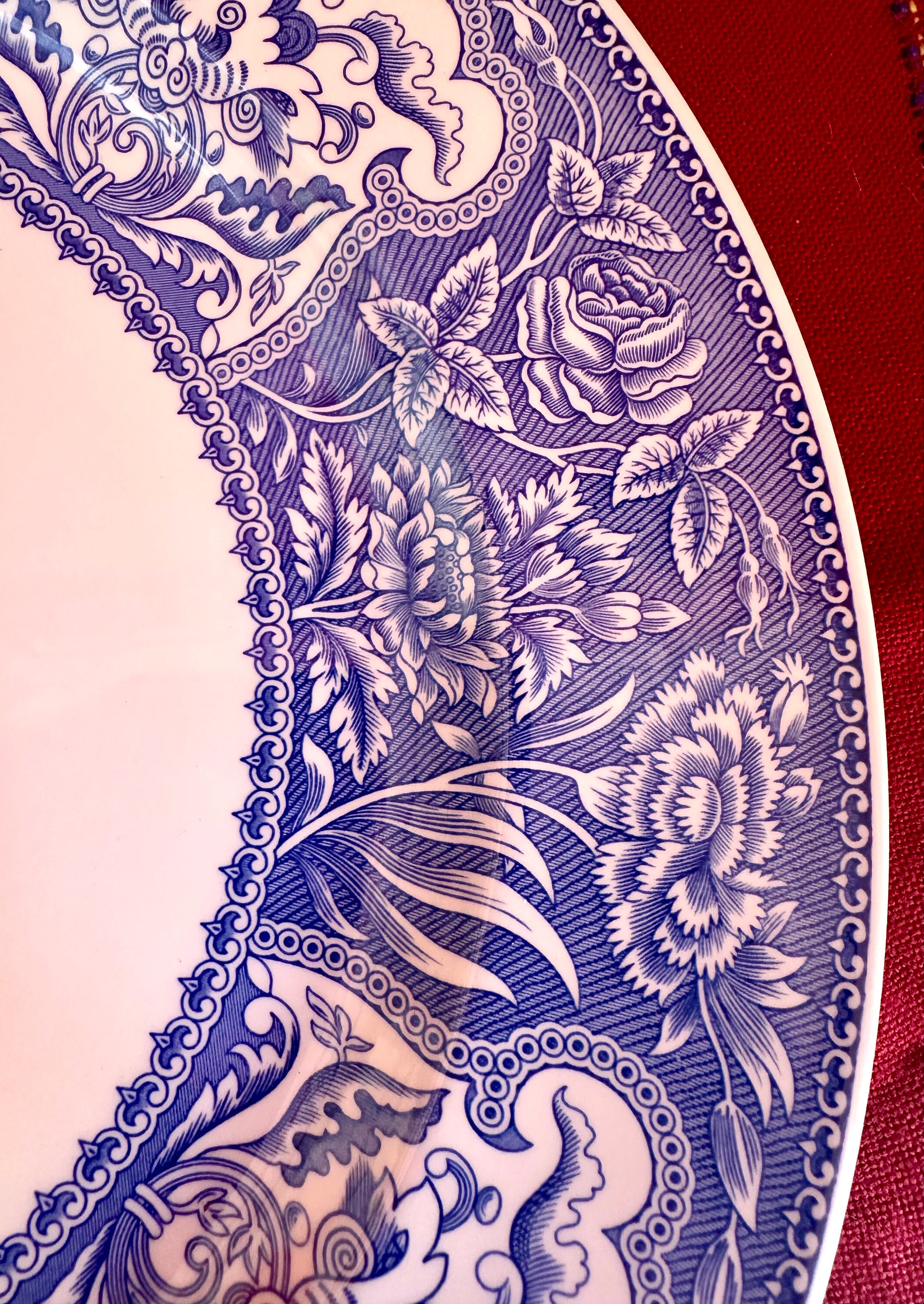 Beautiful Spode China England Spode Blue Room Floral Georgian