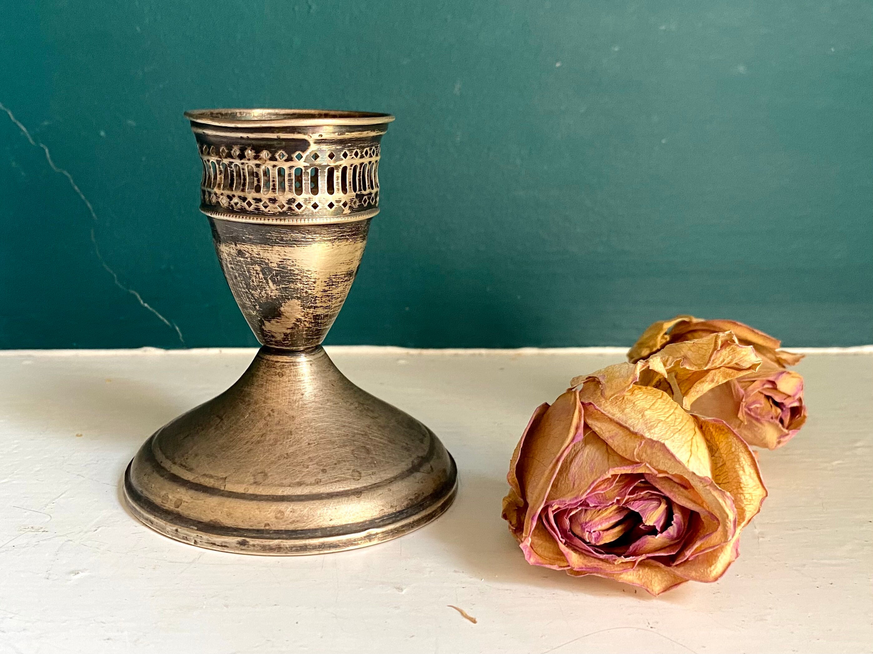 Duchin Creation Sterling Silver Weighted Candleholder Candle Stick