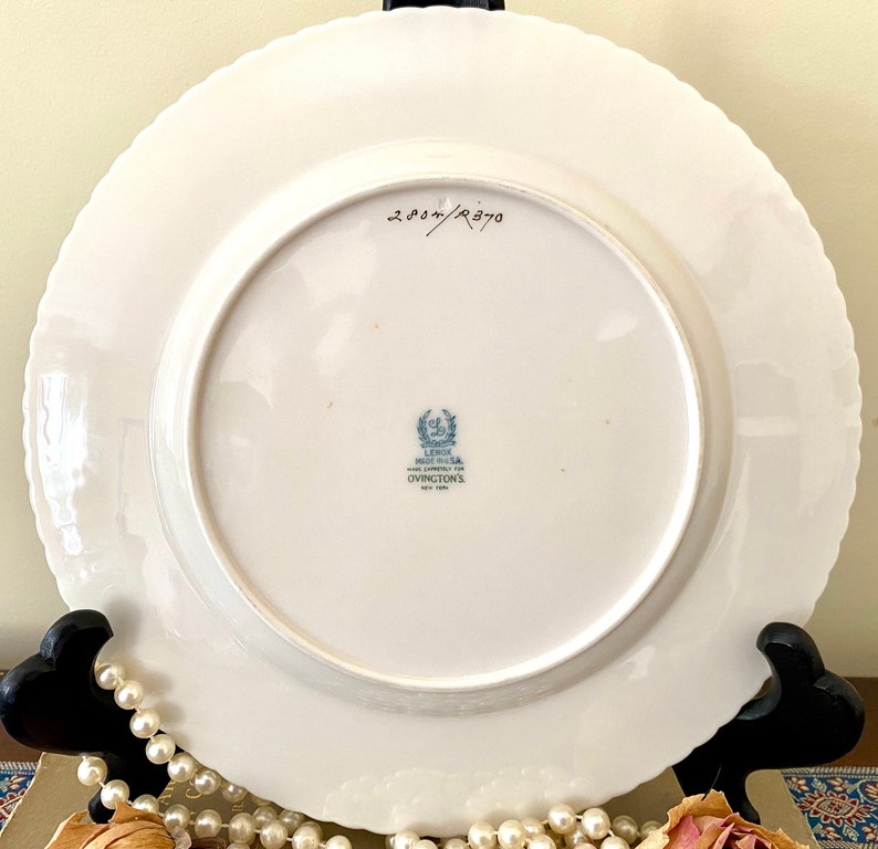Vintage Lenox Salad or Dessert Plate Expressly Made for Etsy