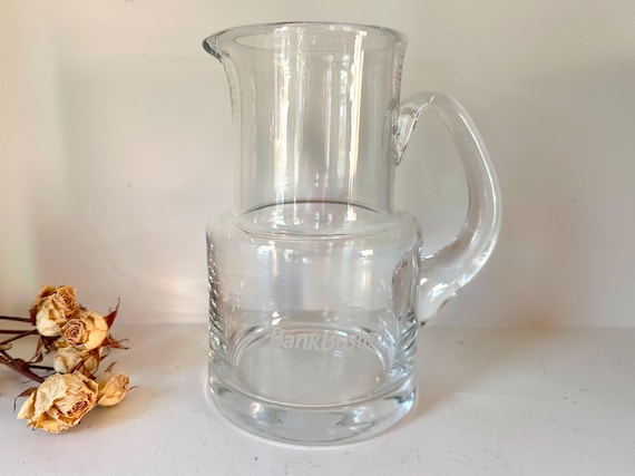 Tiffany&coヴィンテージ壺 Vintage Tiffany & Co. Crystal Water Pitcher Jug With Bankboston