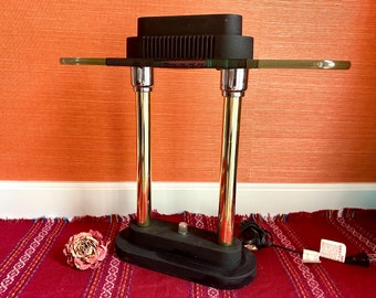 Vintage Table Lamp by Robert Sonneman for George Kovacs, 1980s Modern Memphis Style