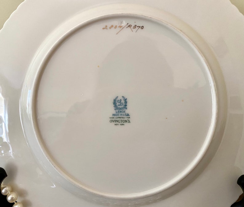 Vintage Lenox Salad or Dessert Plate Expressly Made for Etsy