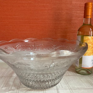 Salatschale glas groß
