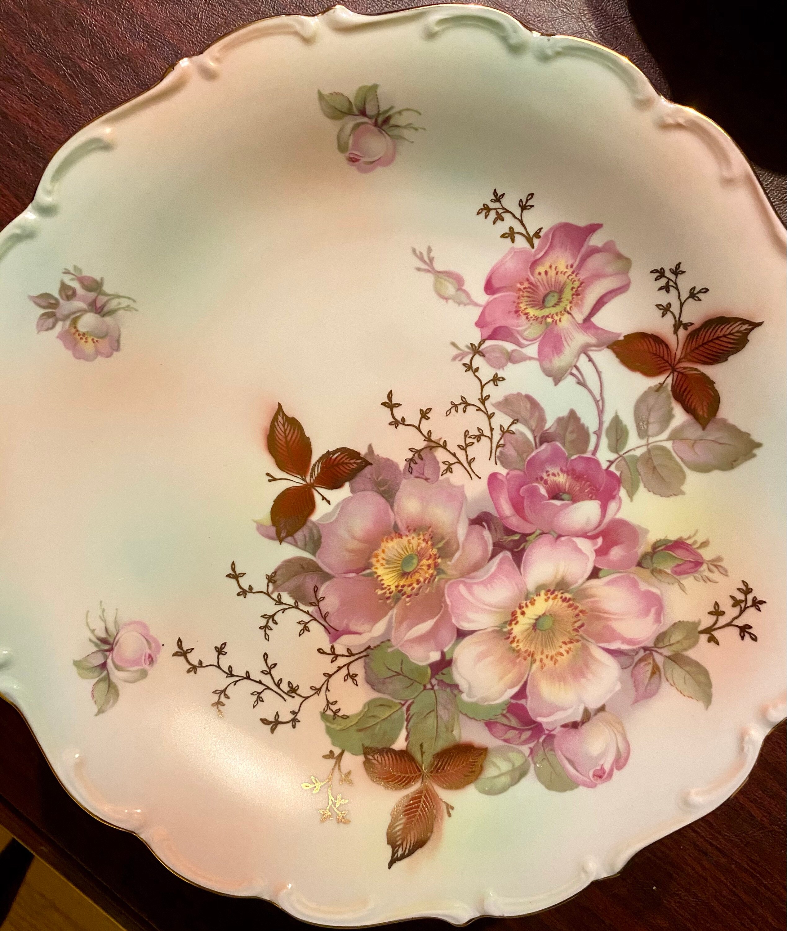 Vintage Large Schumann Arzberg Germany Bavaria Pedestal Plate Cake ...