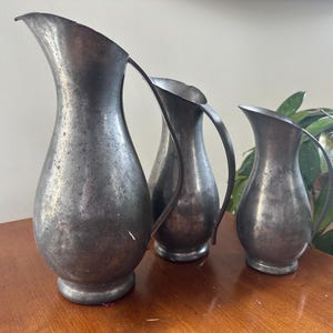 ROELEN PEWTER HOLLANDピューターオランダペーパーナイフ Royal Holland Pewter Pitcher Set: Mid-century Modern Kitchen Decor