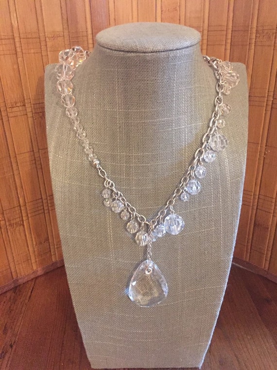Authentic Swarovski Statement Crystal Necklace Si… - image 2