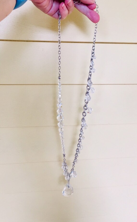 Authentic Swarovski Statement Crystal Necklace Si… - image 5