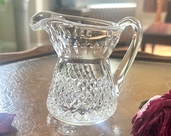 Vintage Waterford Crystal Creamer Alana Pattern Collectible Crystal