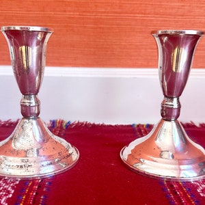 Silver candle holder - Etsy 日本