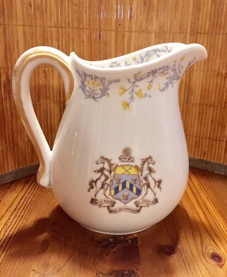Antique Théodore Haviland Limoges France Large Water Pitcher Jug