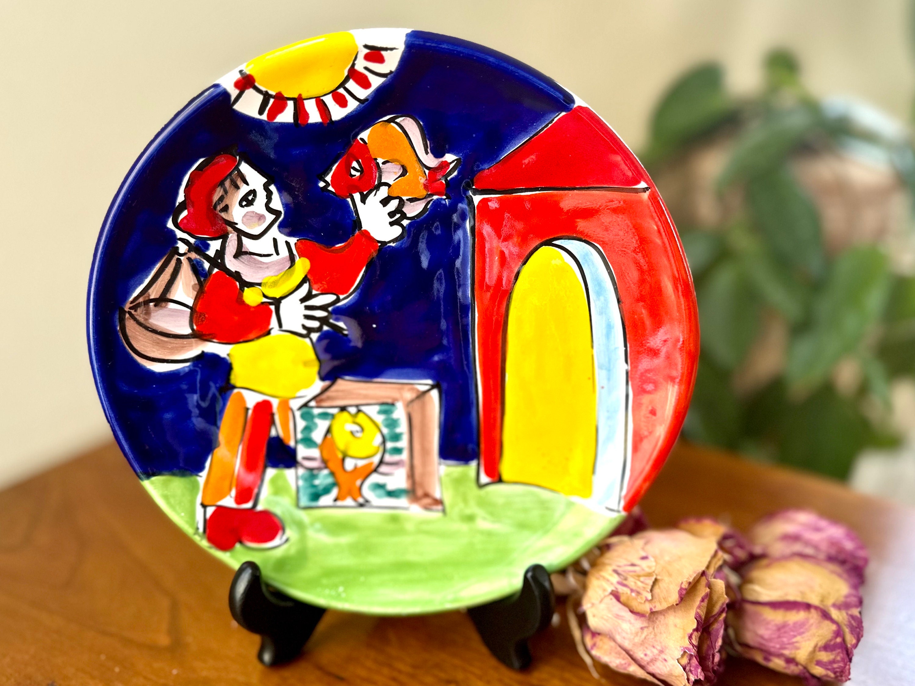  ジョバンニ・デ・シモーネ デシモーネ猫タイル 壁掛 日本 Etsy - simone de Giovanni 工芸品