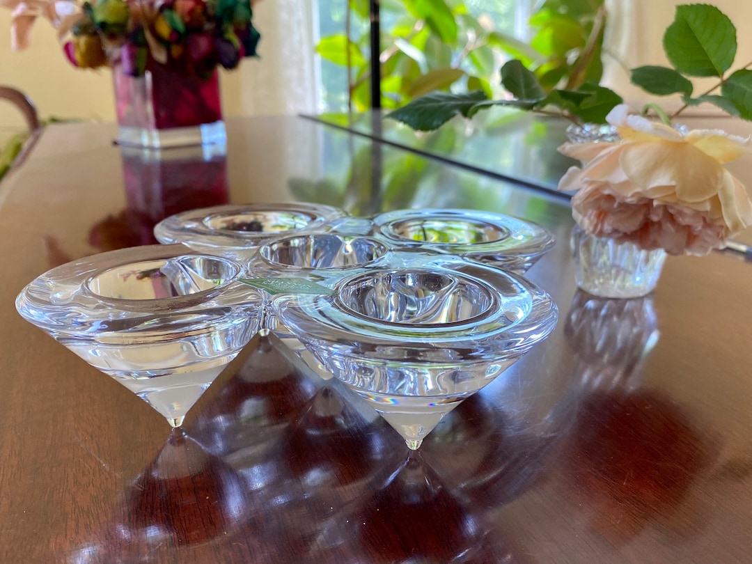 Beautiful Shannon Crystal Designs of Ireland Votive Candle Holder