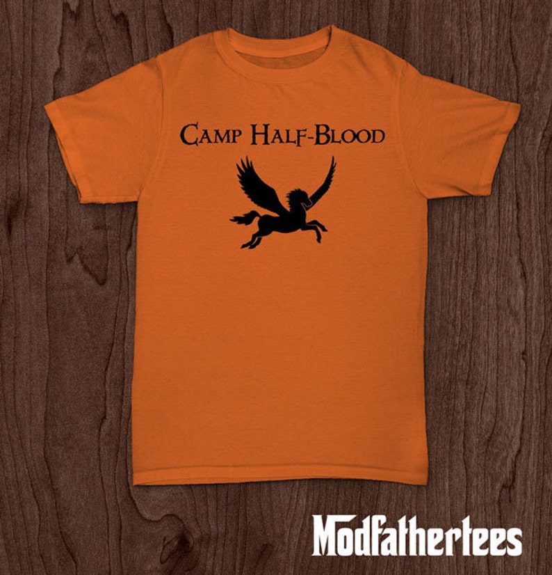 Camp half blood funny tshirt tee shirt tshirt percy jackson Etsy