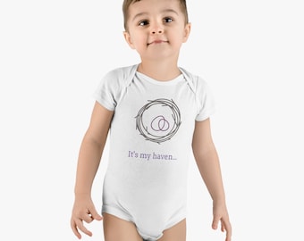 Copy of Flouriche Onesie® Organic Baby Bodysuit (Back)
