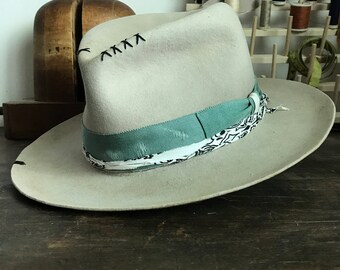 Mens Fedora Men's Hat Distressed Fedora 