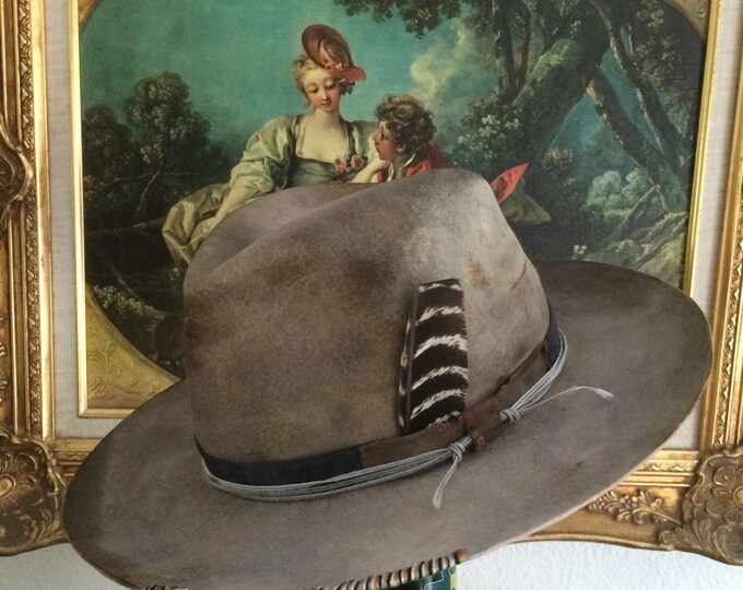 Custom Mens Hat Wide Brim Fedora Mens Custom Hat Handmade Etsy