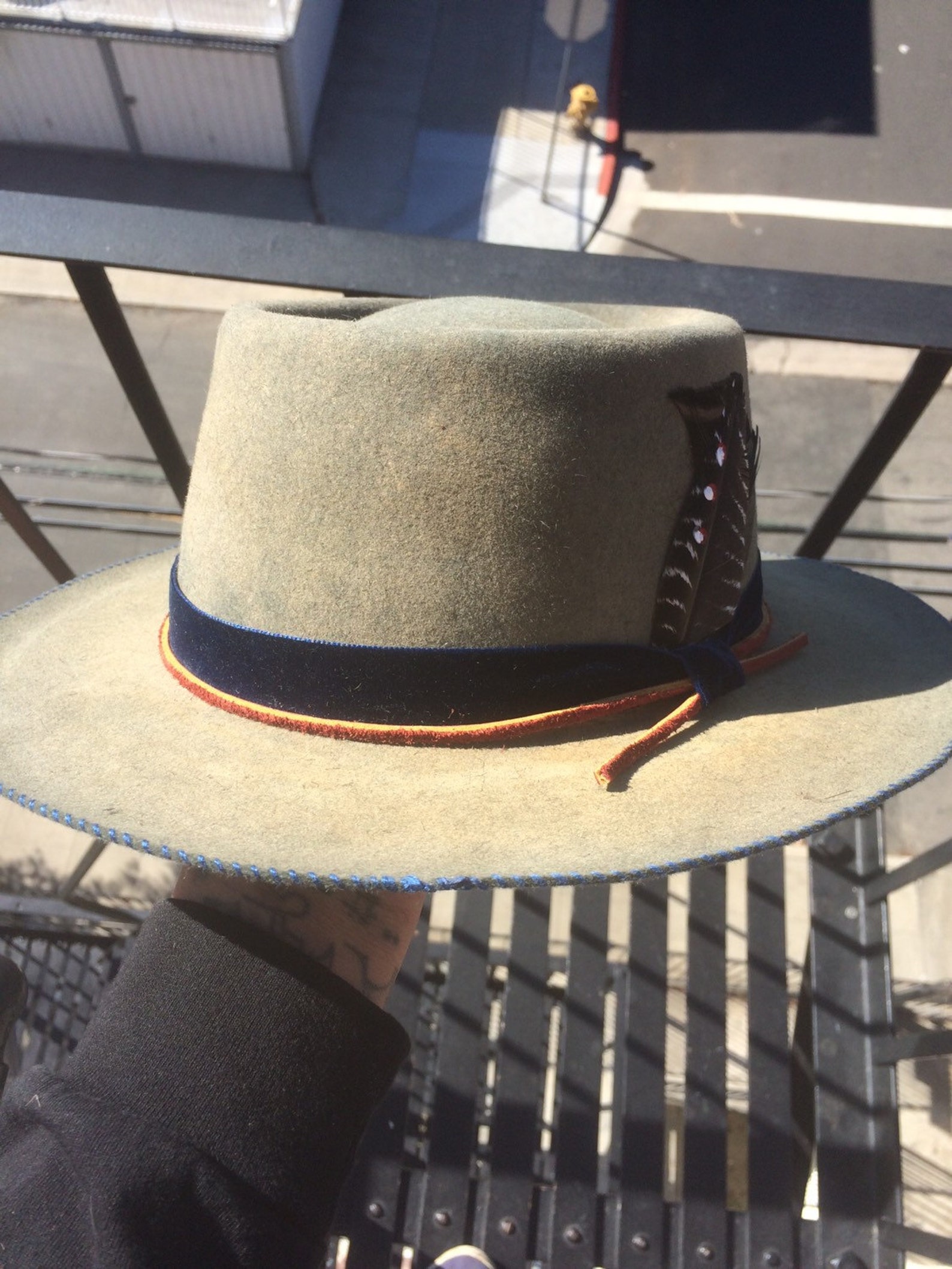 Custom Mens Hat Wide brim fedora mens custom hat handmade Etsy