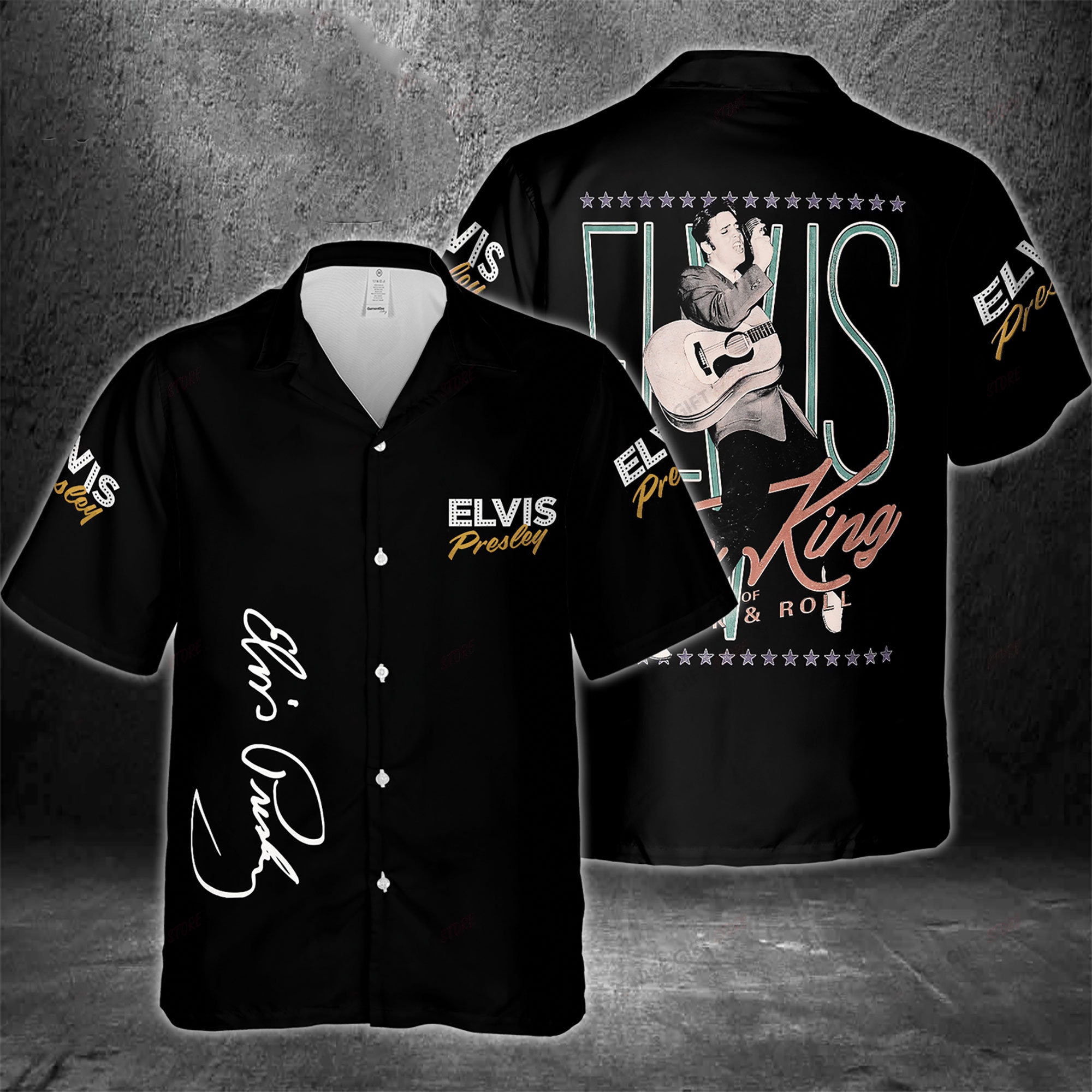 Discover Long Live The King ELVIS PRESLEY Hawaiian Shirt