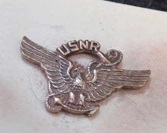 Vintage USNR Navy Reserve Force Lapel Screw Back Pin