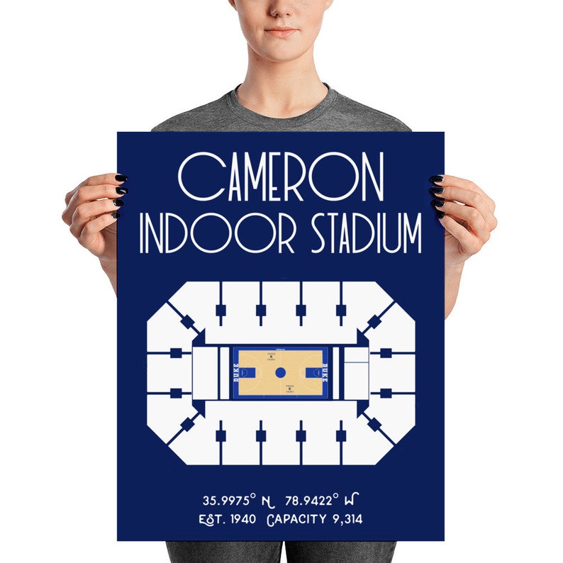 Duke University Basketball Cameron Indoor Stadium Poster Image 0
