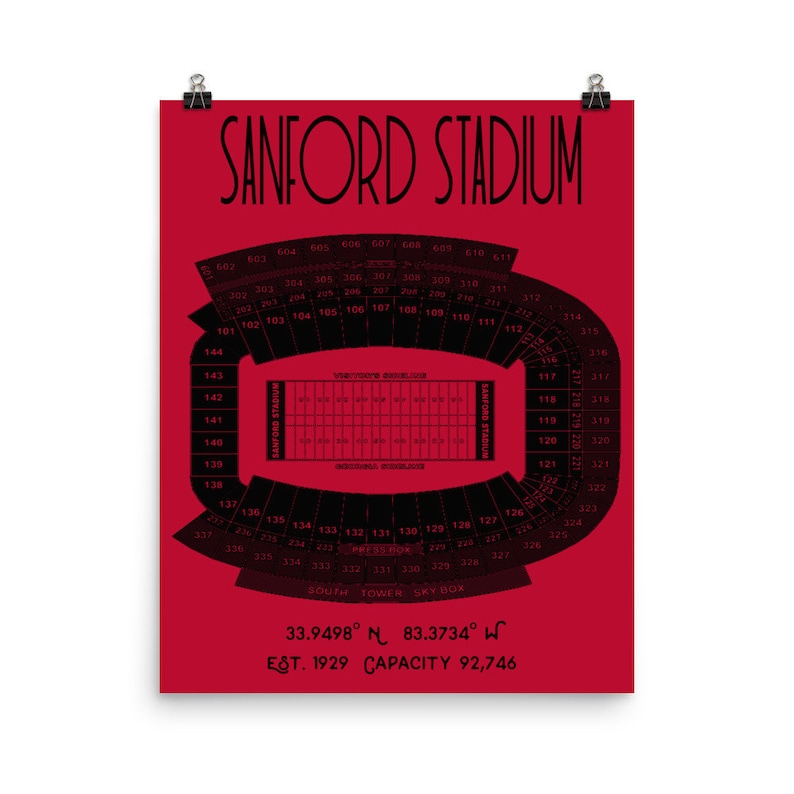 Sanford Stadium Interactive Seating Chart