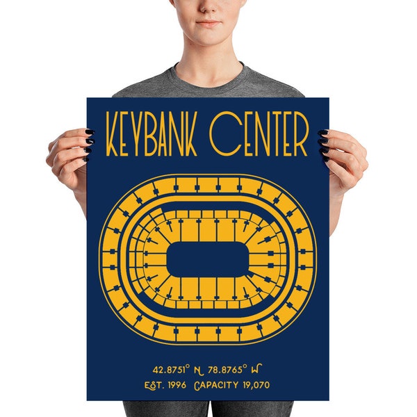 Buffalo Sabres Keybank Center Stadion Poster Print