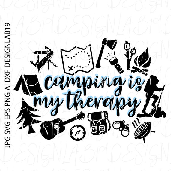 Free Free 261 Camping Is My Therapy Svg Free SVG PNG EPS DXF File
