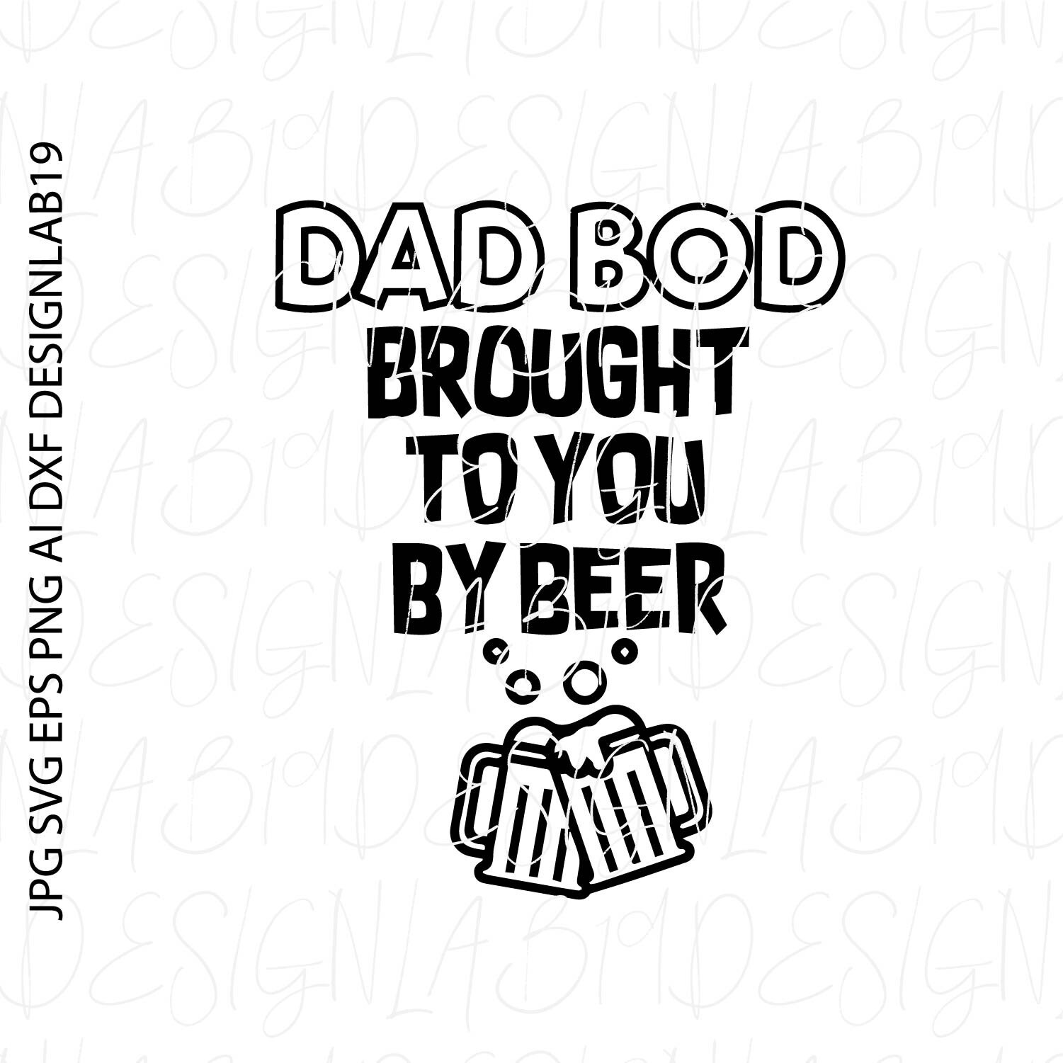Download Dad Bod Brought To You By Beer Grandpa Fathers Day Grandfather Etsy