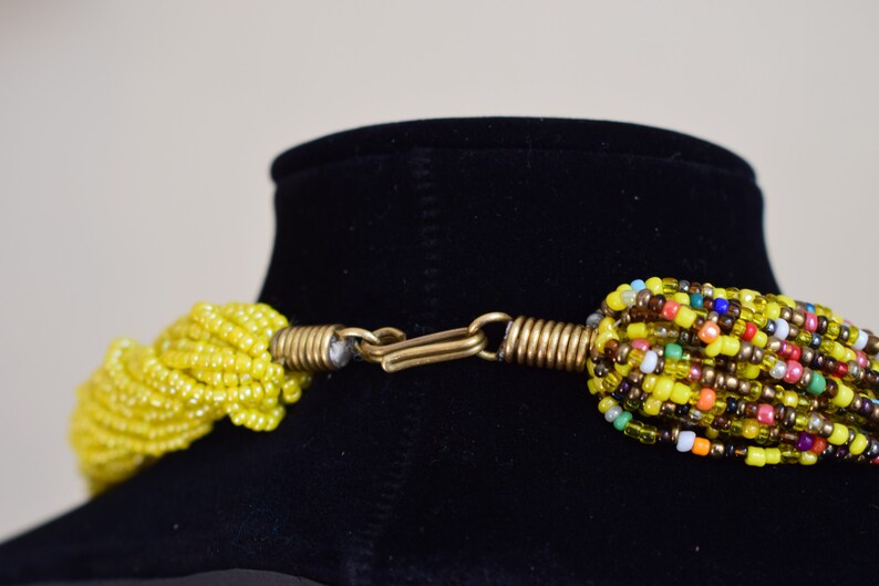 Mvua shanga Waterfall handmade Beaded Necklace