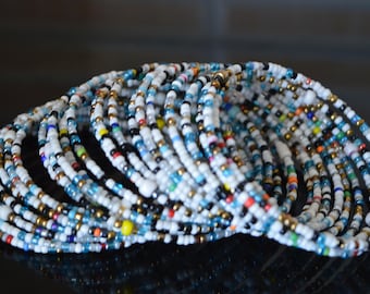 Handmade Maasai Beaded Bracelet Set | African Tribal Coil Jewelry