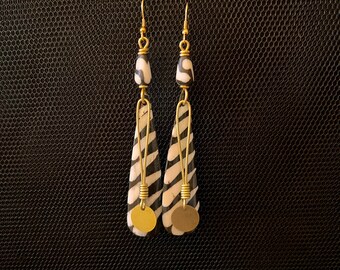 African Handmade Brass and Bone Eaarrings |Wholesale Earrings | Maasai Earrings| Earrings for Women |Statement Earrings |Gift For Her