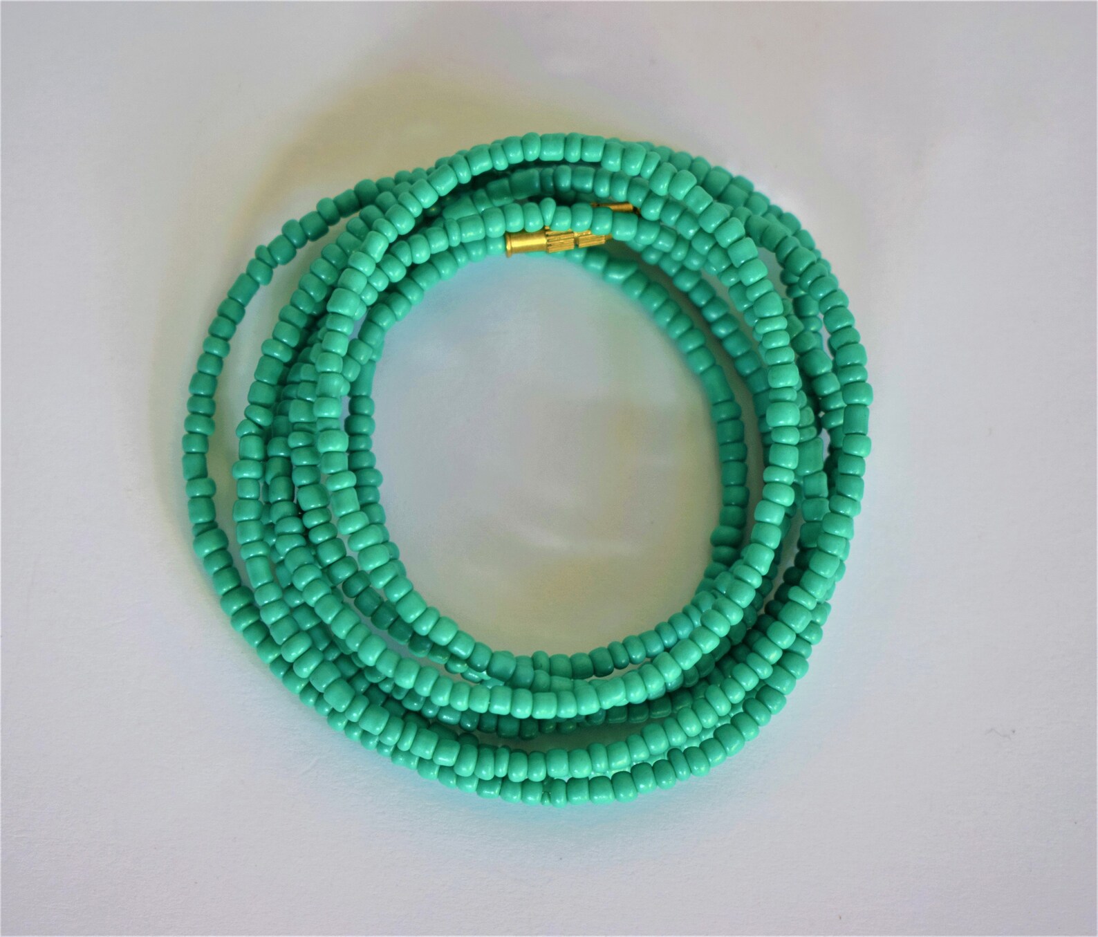 5 Handmade Waist Beads Baby Green Waist Beads Fertility Etsy
