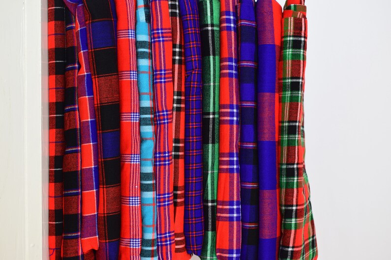 Ethnic African Shukamaasai Fabrics kenyan Kikoy african Etsy