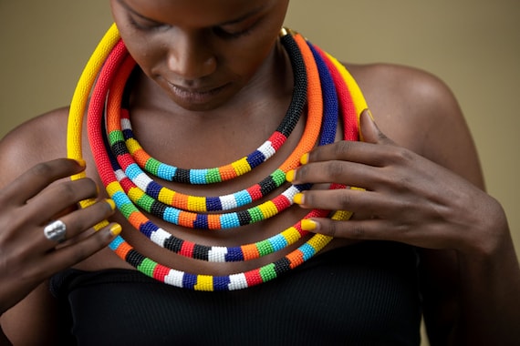 Maasai necklace shop for sale