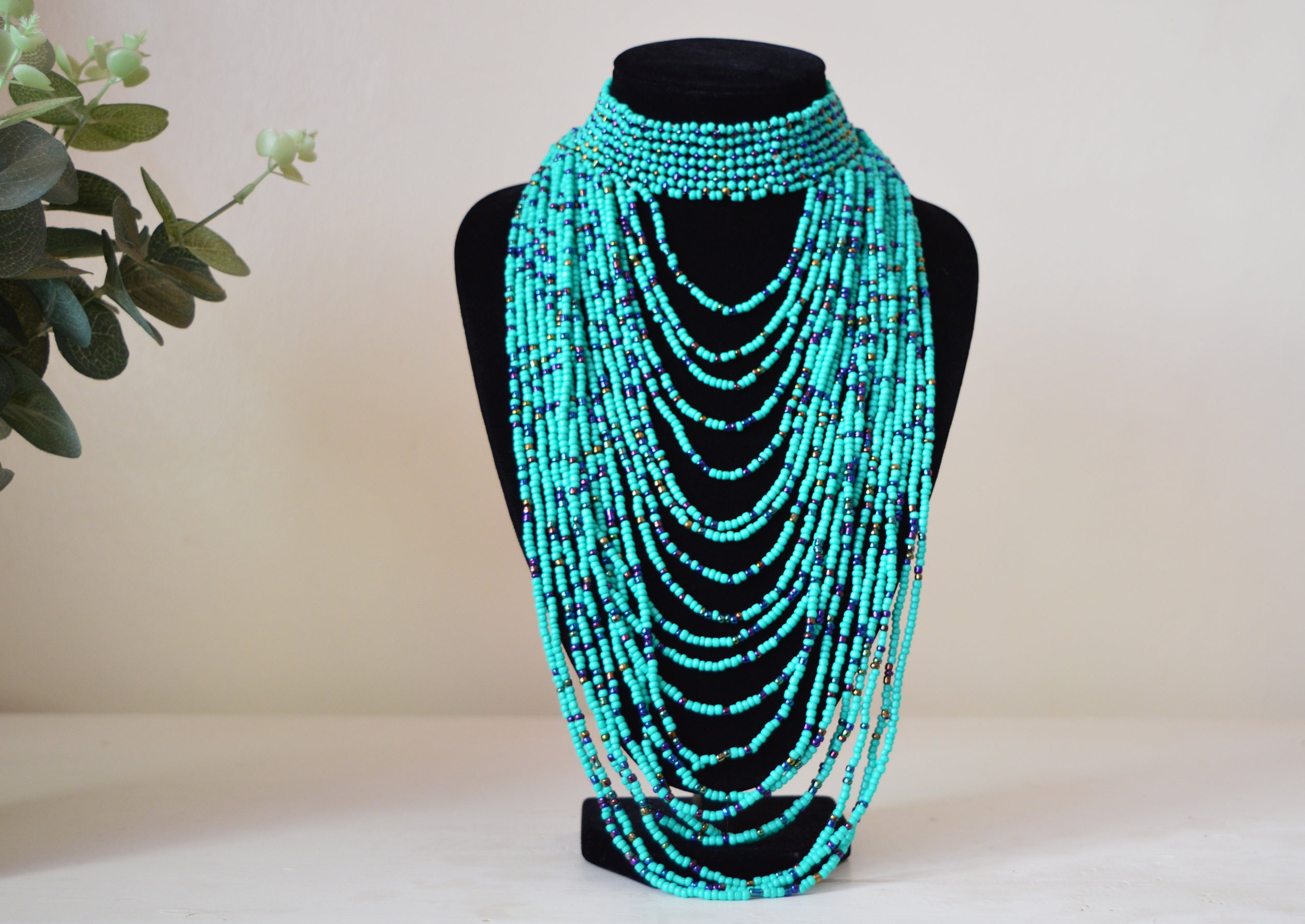 Maasai bead necklace - Etsy 日本 Maasai bead necklace - Etsy 日本