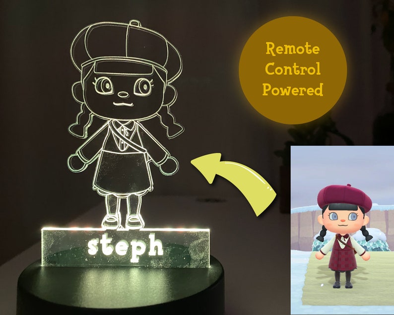 Custom Animal Crossing Animal Crossing night light Animal Etsy