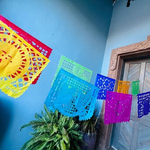 Papel Picado, Mexican Papel Picado Banner, Fiesta Banner, Dia De Los Muertos, Day Of The Dead
