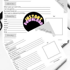 Personalized Memory Box for Kids - School Years Pages, Milestone Tote & File Cover, Mom&#39;s Gift Idea