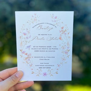 Bautizo Invitacion, Baptism Invitation, Invitacion Bautizo, Bautizo, Bautizo Invitations, Invitaciones, Editable, Template, Printable