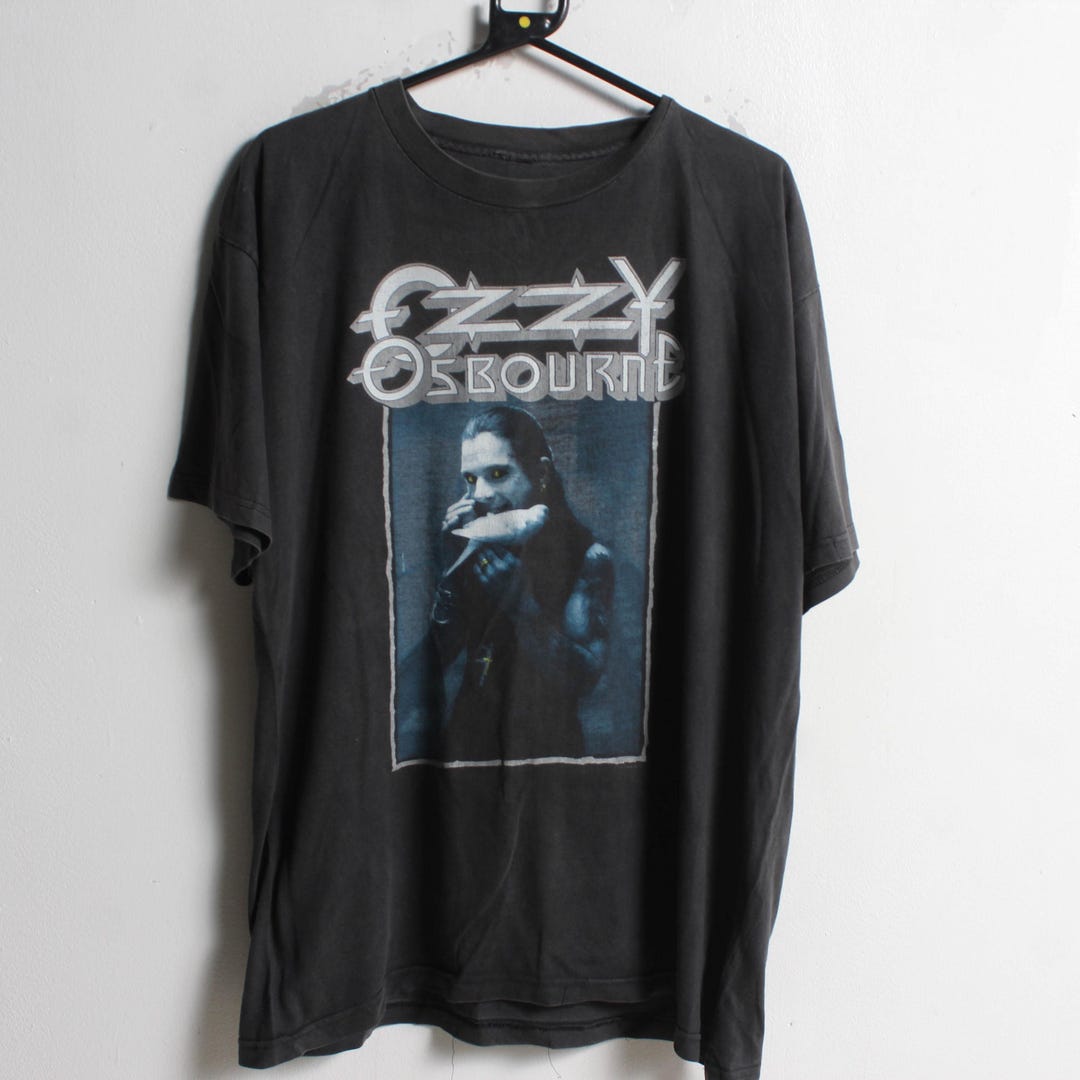 Vintage Ozzy Osbourne the Last Bloody Shows 1992 T-shirt - Black