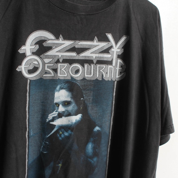 【激レア】OZZY OSBOURNE 1992年製ヴィンテージTシャツXLサイズ Vintage Ozzy Osbourne Tattoos All Over Print Concert T Shirt