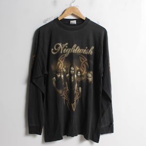 Vintage Nightwish 2001 L/S Band T-shirt - Black - Size Large L