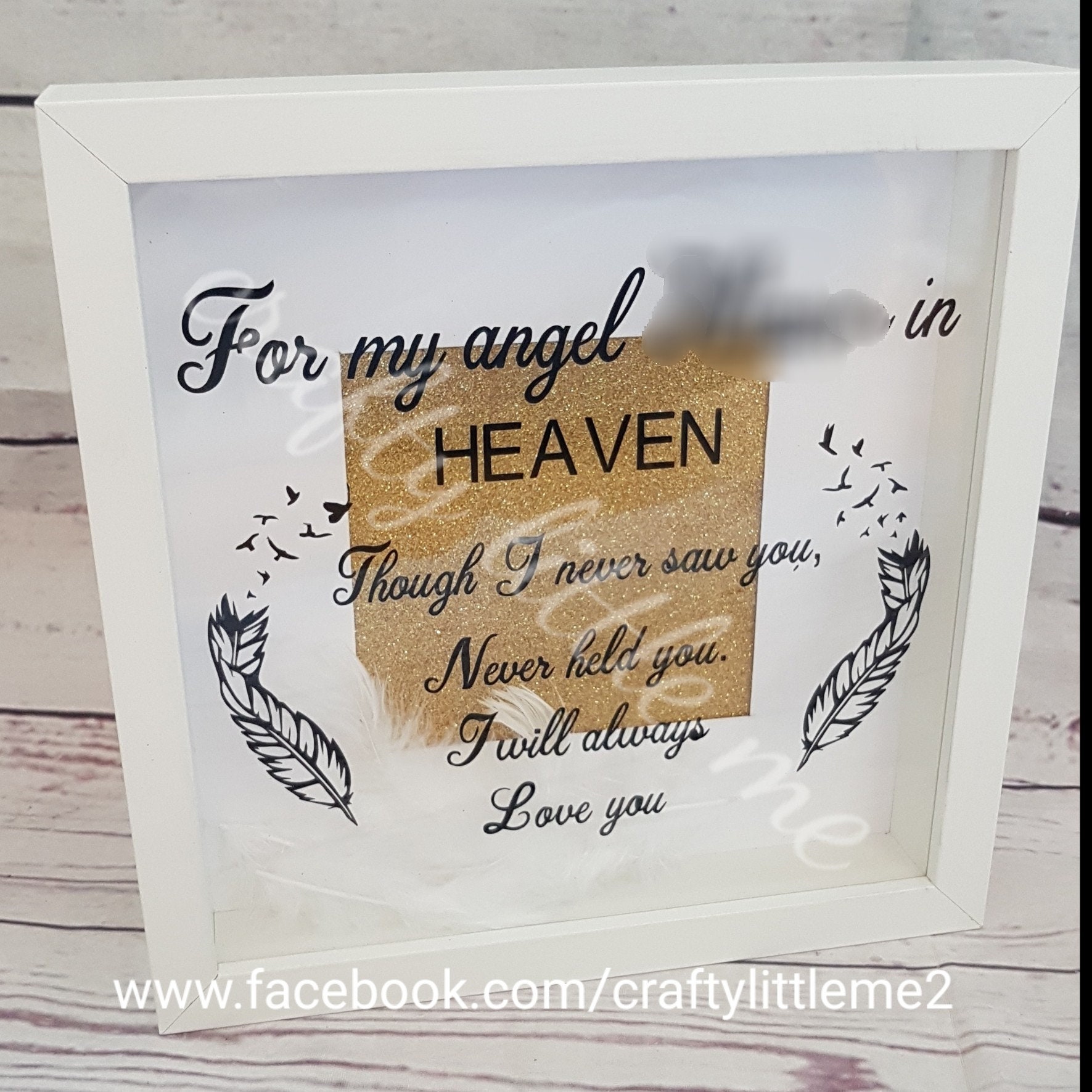 Memorial Frame For My Angel In Heaven Our 50