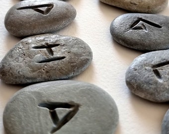 English alphabet, engraved stones, engraved alphabet, toddler preschool learning activity
