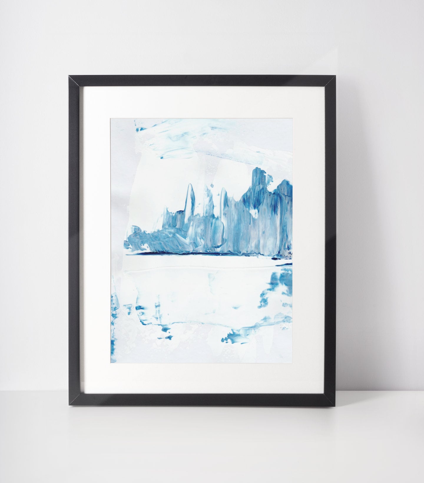 Blue Prints Wall Art Prints Abstract Print Art Acrylic Etsy UK