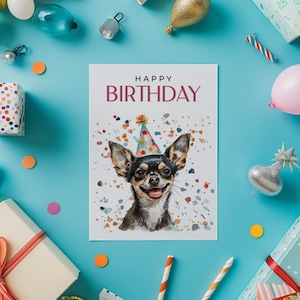 Chihuahua Birthday Card