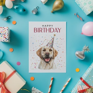 Labrador Retriever Birthday Card