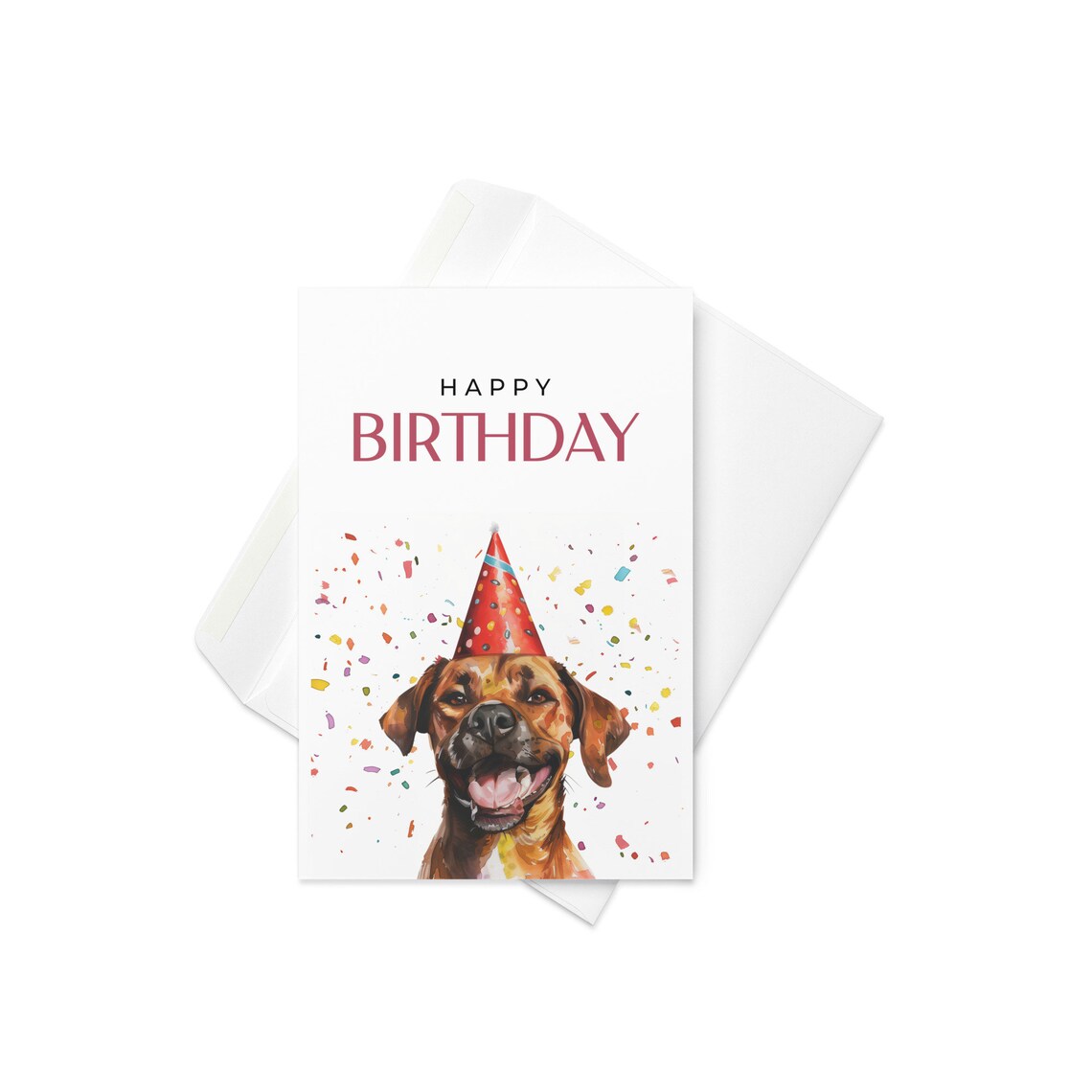 Rhodesian Ridgeback Birthday Rhodesian Ridgeback Birthday Card - Etsy