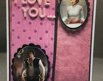 Star Wars theme Valentines Day Card